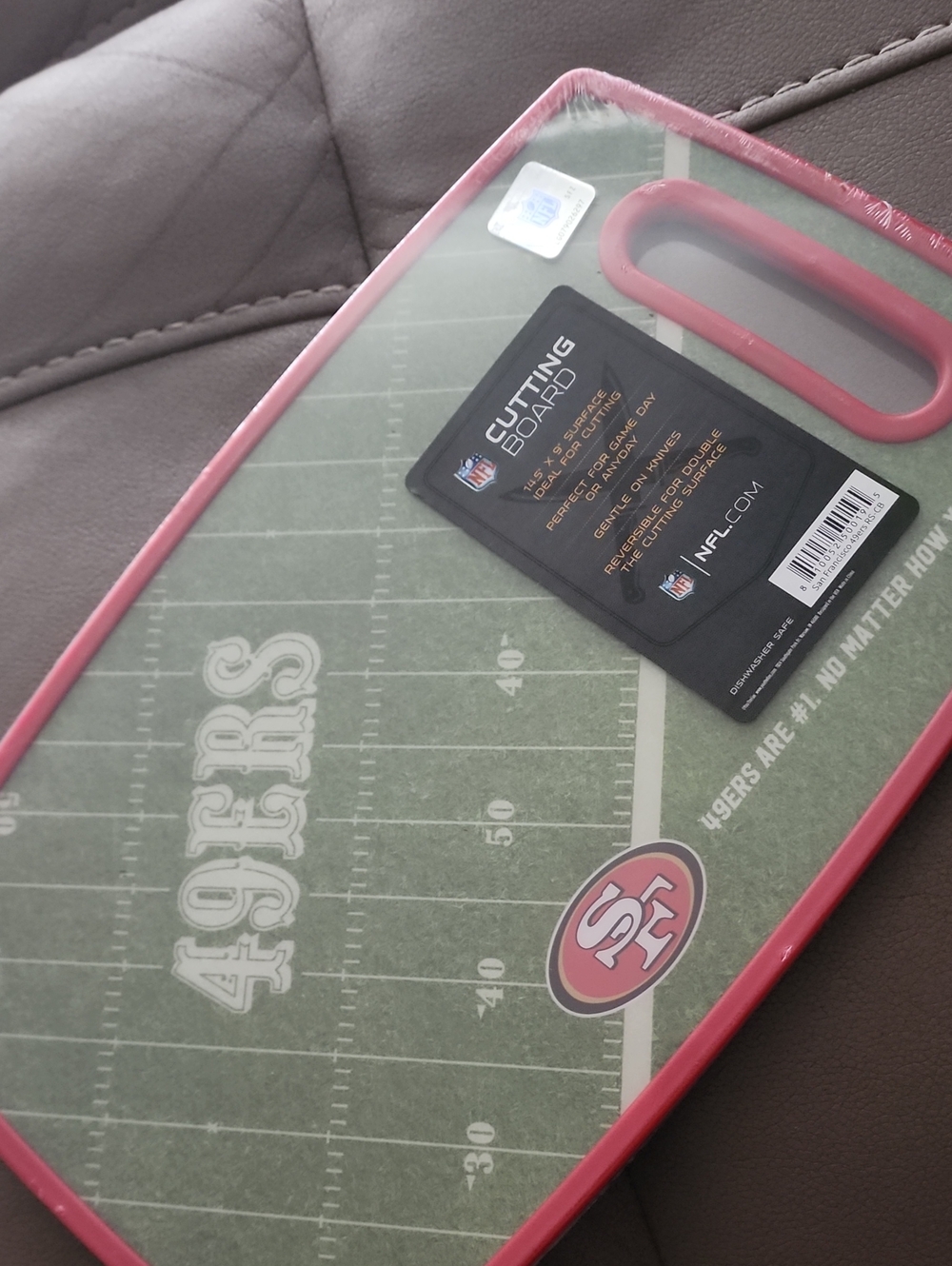 49ers Decorative Serving Cutting Board 14.5 X 9 - Picture 2 of 3